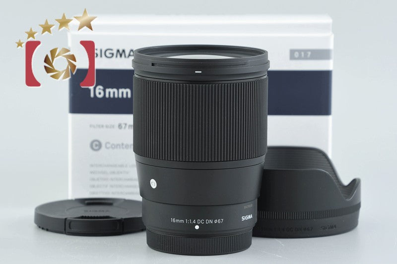 Sigma 16mm f/1.4 DC DN Contemporary for Fujifilm X Mount w/ Box