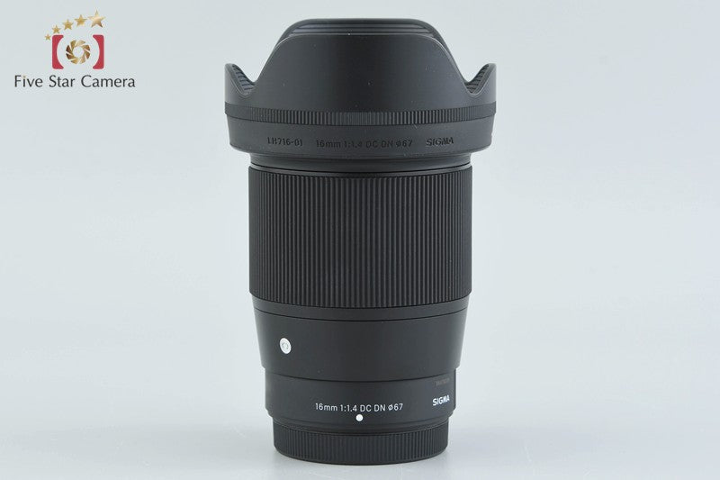 Sigma 16mm f/1.4 DC DN Contemporary for Fujifilm X Mount w/ Box