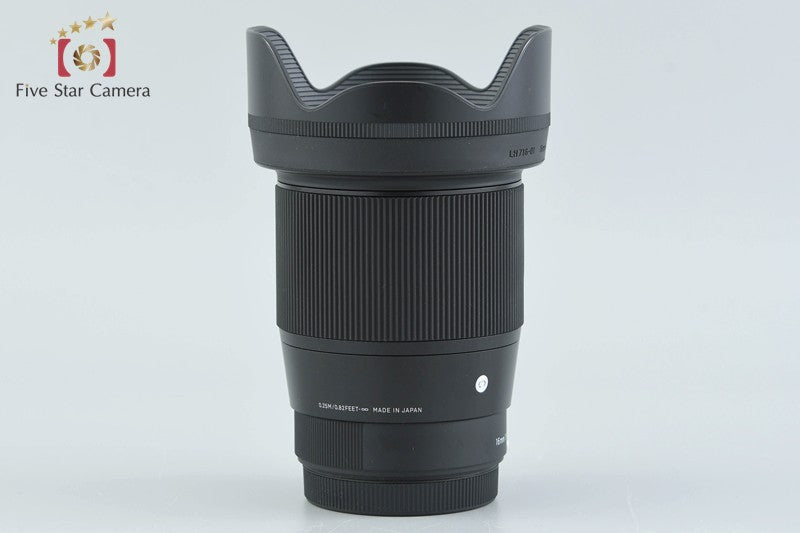 Sigma 16mm f/1.4 DC DN Contemporary for Fujifilm X Mount w/ Box