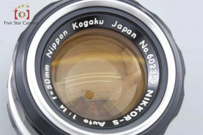 Nikon NIKKOR-S Auto 50mm f/1.4 Non Ai Lens