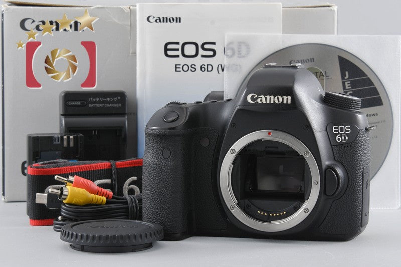 Canon EOS 6D 20.2 MP Full Frame Digital Camera Body w/ Box