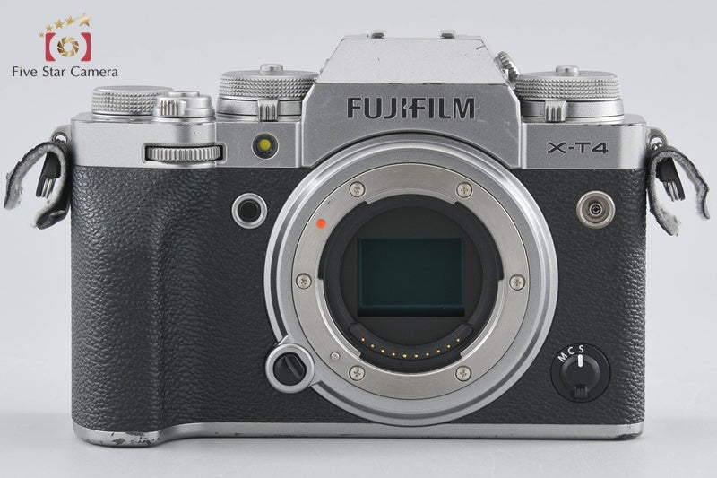 Fujifilm X-T4 Silver 26.1 MP Digital Mirrorless Camera Body