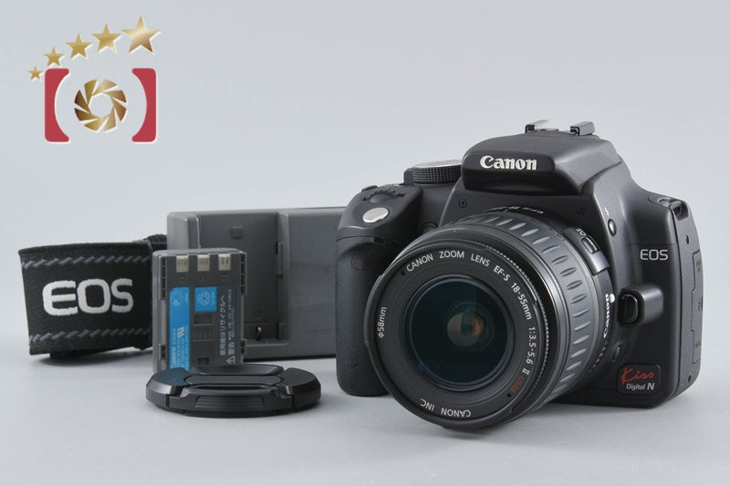 Canon EOS kiss Digital N Black 8.0 MP Digital SLR Camera 18-55 Lens