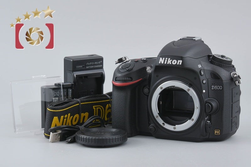 "Count 789" Nikon D600 24.3 MP Full Frame Digital SLR Camera Body