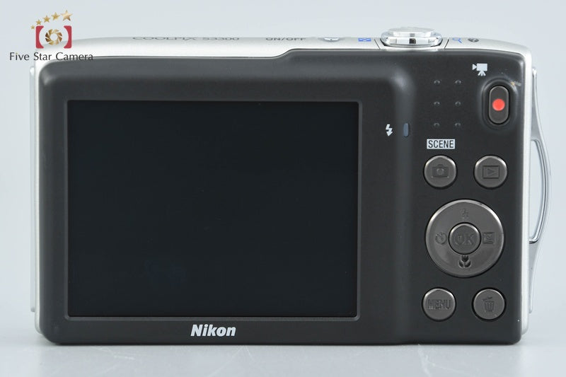 Nikon COOLPIX S3300 Crystal Silver 16.0 MP Digital Camera