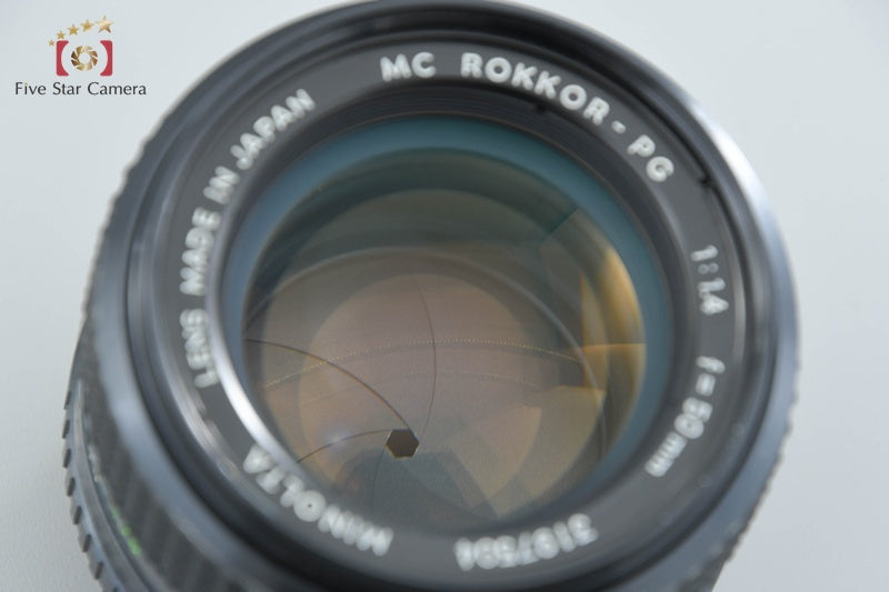 Minolta MC ROKKOR-PG 50mm f/1.4