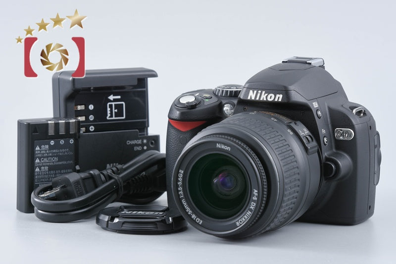"Shutter count 379" Nikon D40x 10.2 MP DSLR AF-S DX NIKKOR 18-55mm G II ED Lens