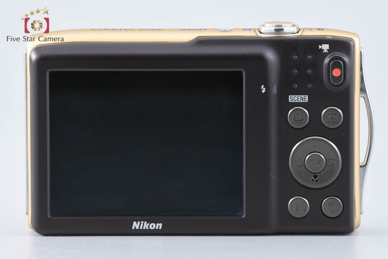 Nikon COOLPIX S3300 Sweet Gold 16.0 MP Digital Camera