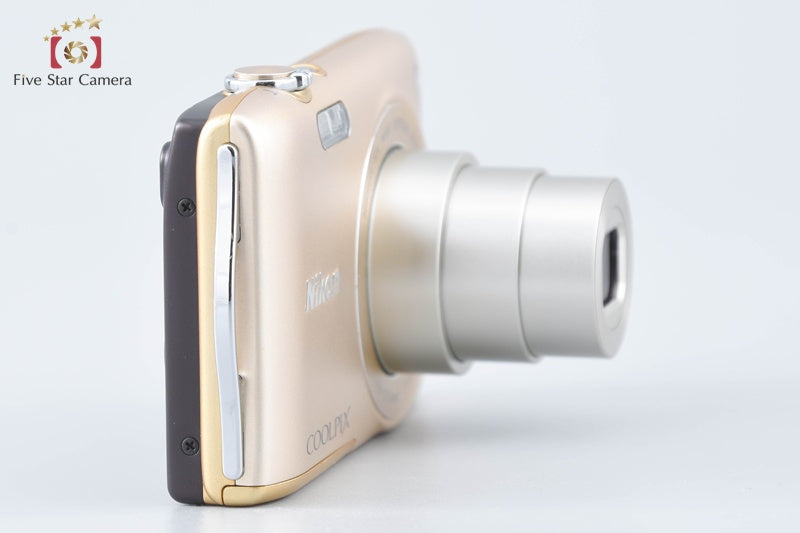 Nikon COOLPIX S3300 Sweet Gold 16.0 MP Digital Camera