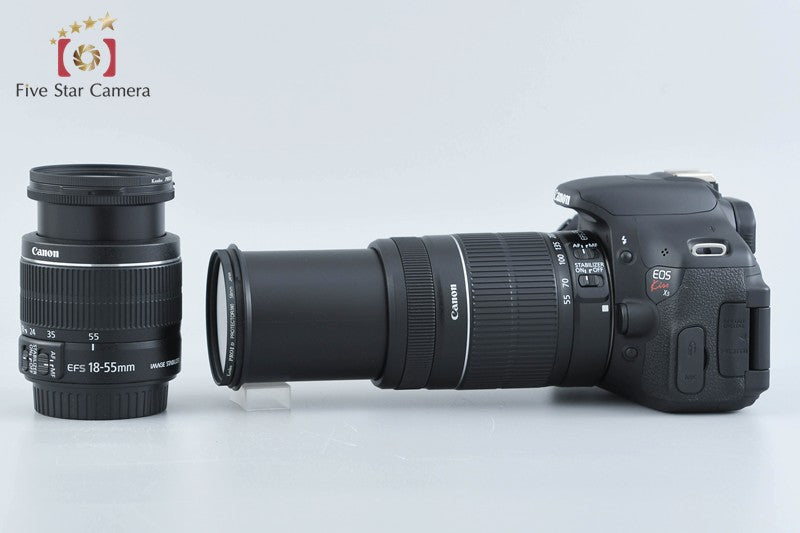 "Count 1,940" Canon EOS Kiss X5 / Rebel T3i / 600D 18.0 MP 18-55 55-250 Lenses