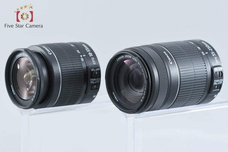 "Count 1,940" Canon EOS Kiss X5 / Rebel T3i / 600D 18.0 MP 18-55 55-250 Lenses