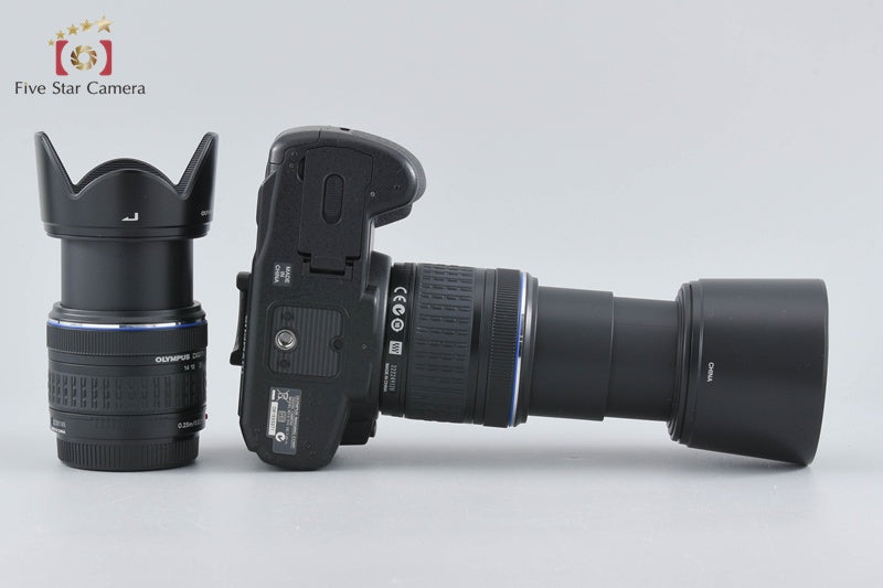 "Count 3,570" Olympus E-510 10.0 MP Digital SLR Camera 14-42 40-150 Lenses