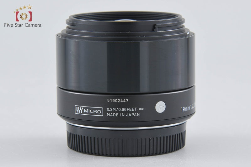 Sigma Art 19mm f/2.8 DN for Micro Four Thirds Black