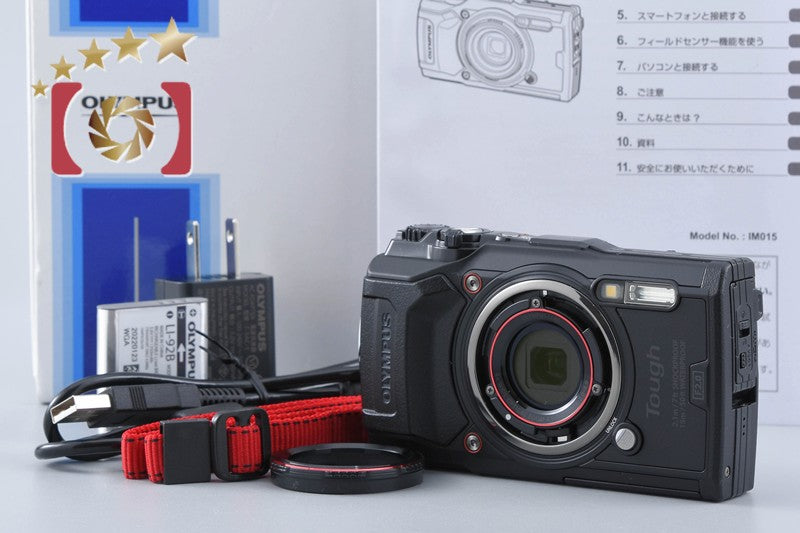 "Count 143" Olympus Tough TG-6 Black 12.0MP 15m Waterproof Digital Camera w/ Box