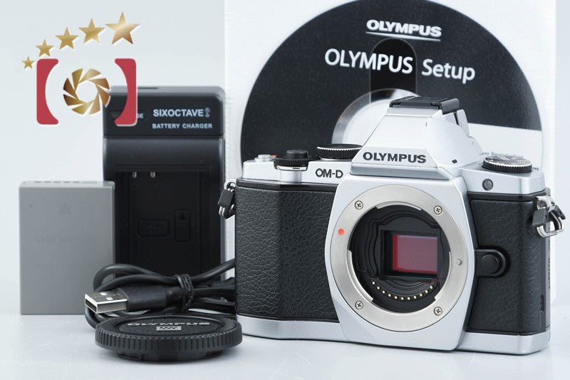 Olympus OM-D E-M5 Silver 16.0 MP Digital Mirrorless Camera Body