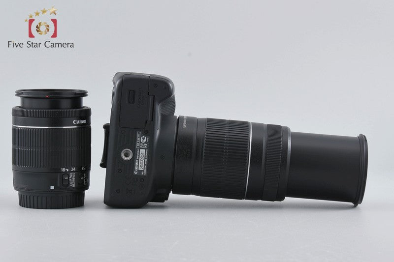 Canon EOS Kiss X7 / Rebel SL1 / 100D 18.0 MP DSLR 18-55 55-250 Lenses w/ Box