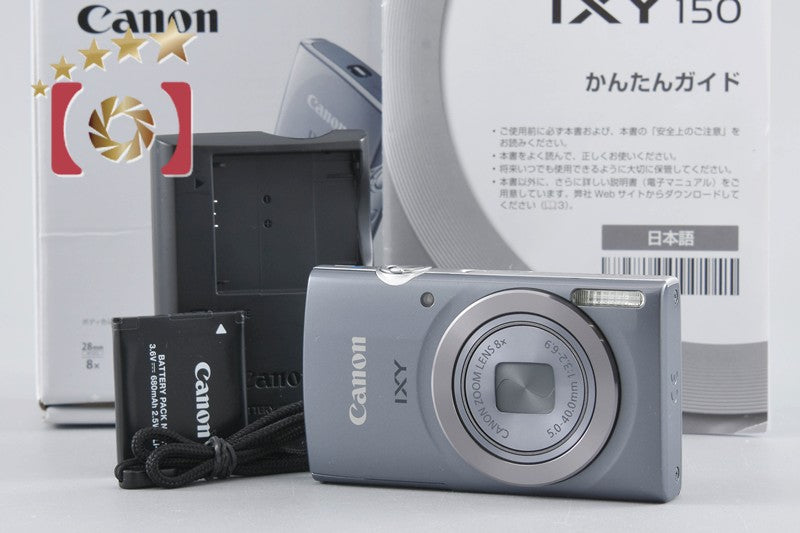 Canon IXY 150 Silver 20.0 MP Digital Camera w/ Box