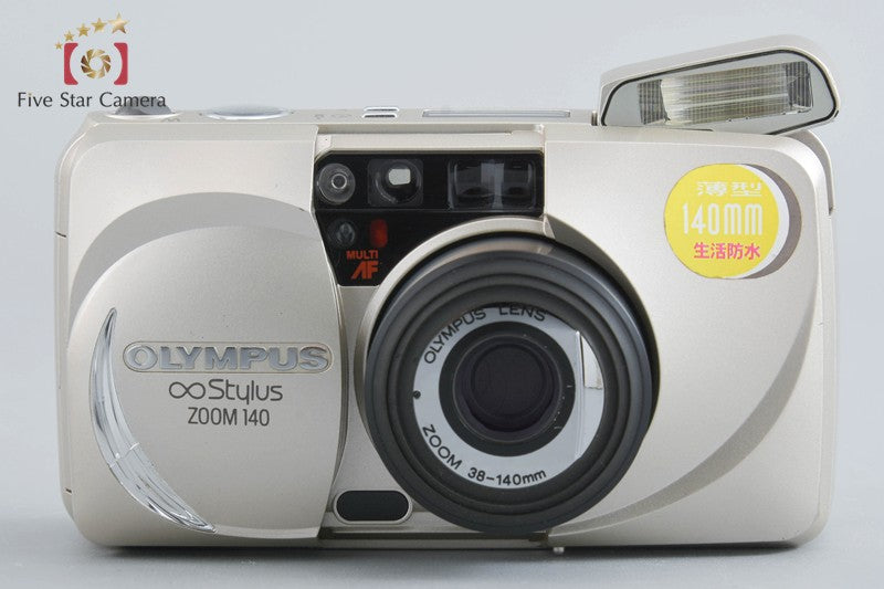 Olympus Stylus Zoom 140 Champagne Gold 35mm Point & Shoot Film Camera