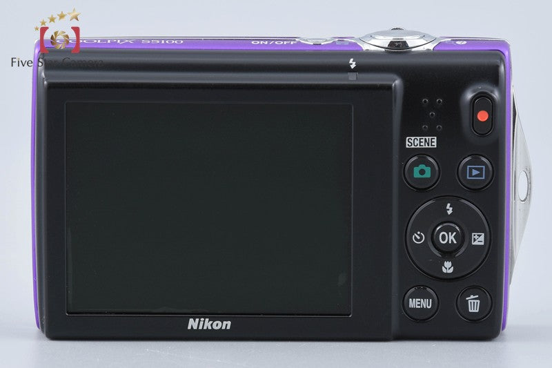 Nikon COOLPIX S5100 Light Purple 12.2 MP Digital Camera