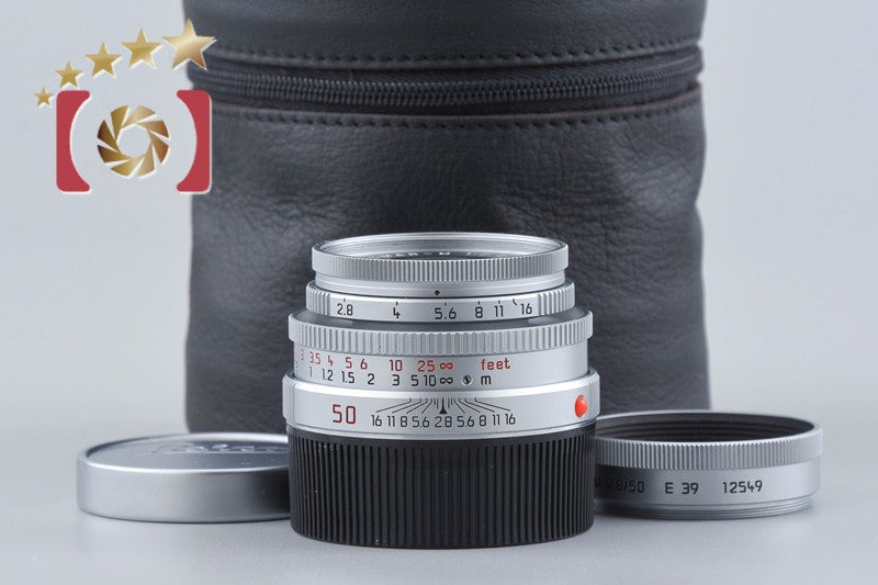 Leica ELMAR-M 50mm f/2.8 E39 2nd Silver Leica M Mount