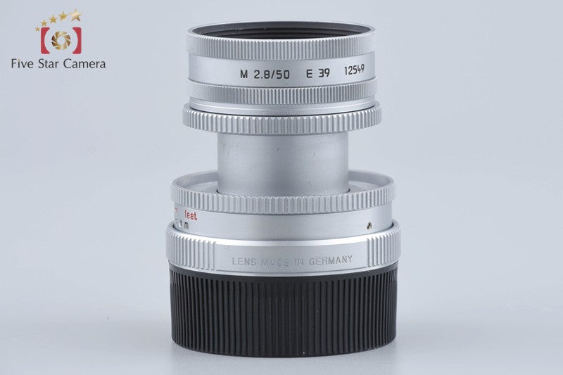 Leica ELMAR-M 50mm f/2.8 E39 2nd Silver Leica M Mount