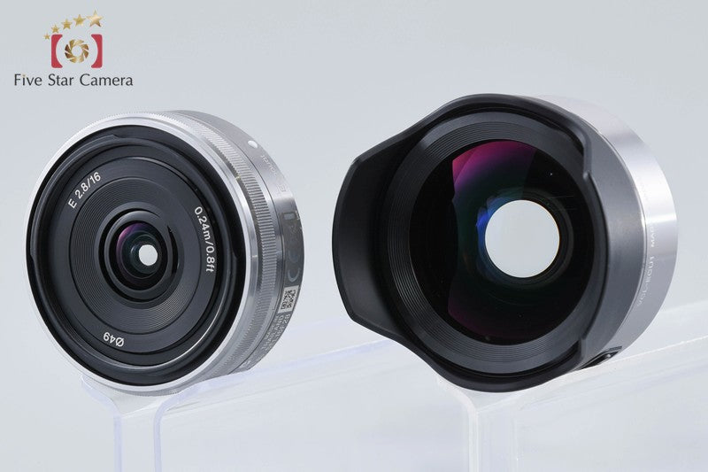 SONY E 16mm f/2.8 SEL16F28 + VCL-ECU1 Ultra Wide Converter 0.75x