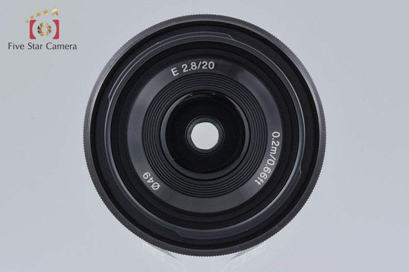Sony E 20mm f/2.8 SEL20F28