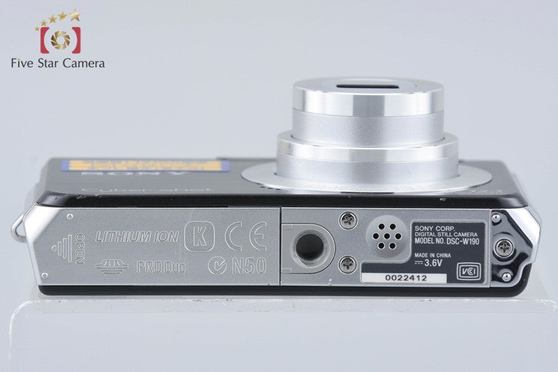 Sony Cyber-Shot DSC-W190 Black 12.1 MP Digital Camera