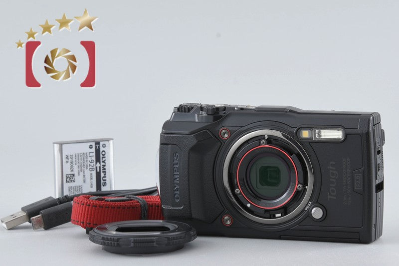 "Count 526" Olympus Tough TG-6 Black 12.0 MP 15m Waterproof Digital Camera