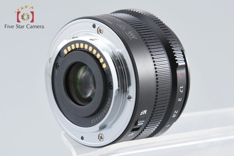 Panasonic LEICA DG SUMMILUX 15mm f/1.7 ASPH. H-X015-K Black