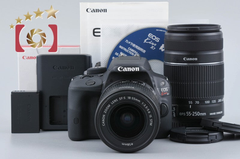 "Count 1,703" Canon EOS Kiss X7 / Rebel SL1 / 100D 18.0 MP 18-55 55-250 Lenses