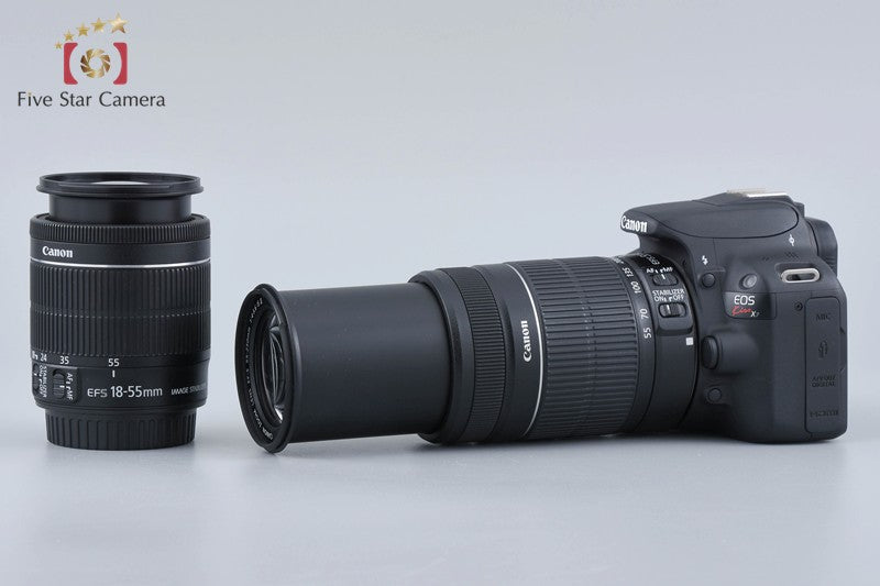 "Count 1,703" Canon EOS Kiss X7 / Rebel SL1 / 100D 18.0 MP 18-55 55-250 Lenses