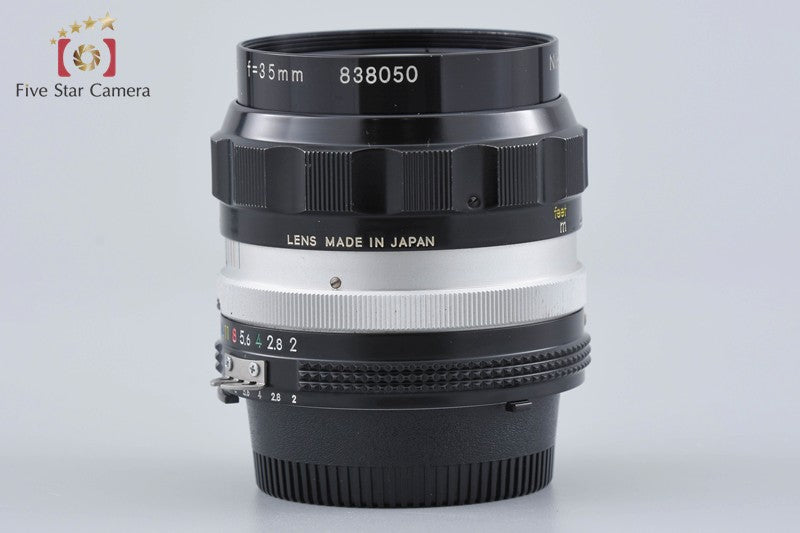 Nikon NIKKOR-O.C Auto 35mm f/2 Ai Converted