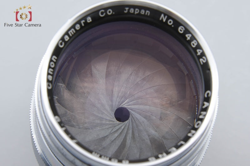 Canon 85mm f/1.9 L39 LTM Leica Thread Mount Lens