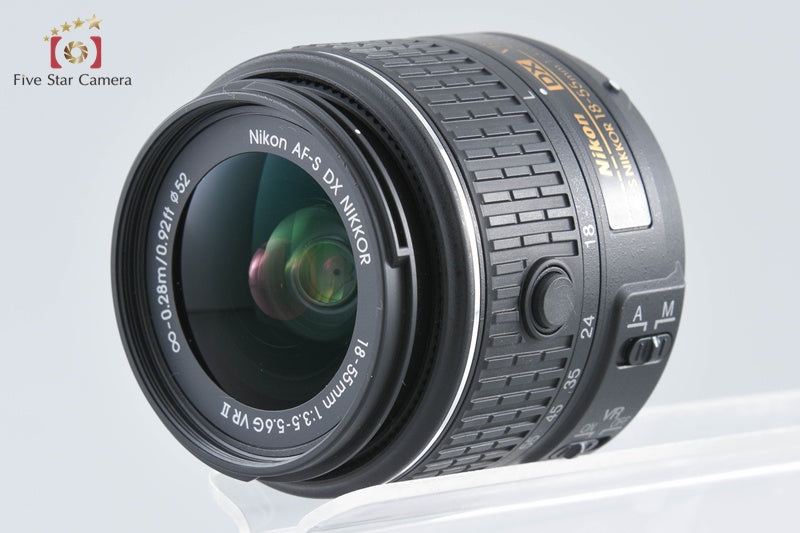 "Shutter count 53" Nikon D5500 Black 24.2 MP DSLR Camera 18-55 VR II Lens w/ Box