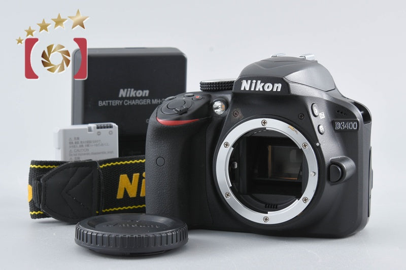 Nikon D3400 Black 24.2 MP DSLR Camera Body