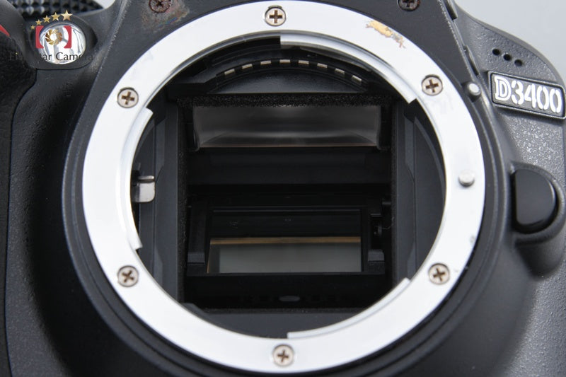 Nikon D3400 Black 24.2 MP DSLR Camera Body