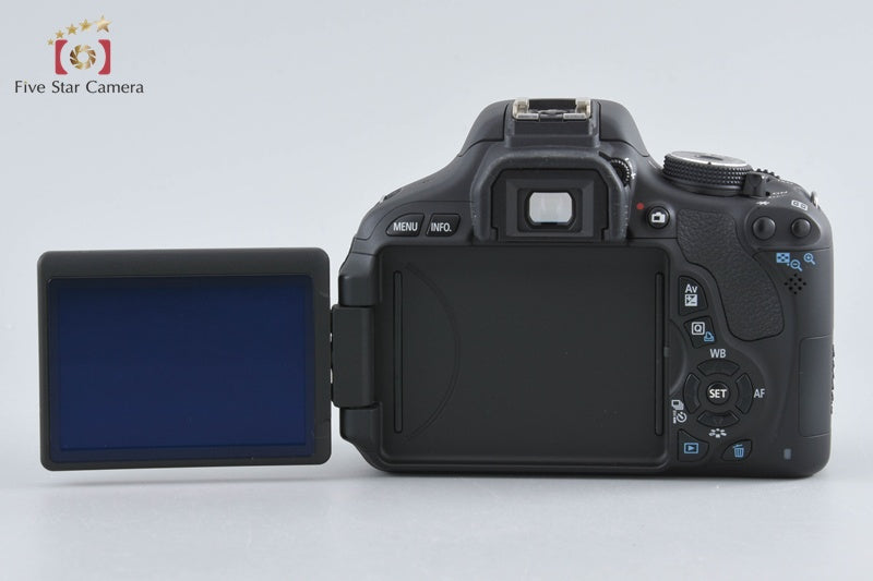 "Count 4,799" Canon EOS Kiss X5 / Rebel T3i / 600D 18.0 MP 18-55 55-250 Lenses