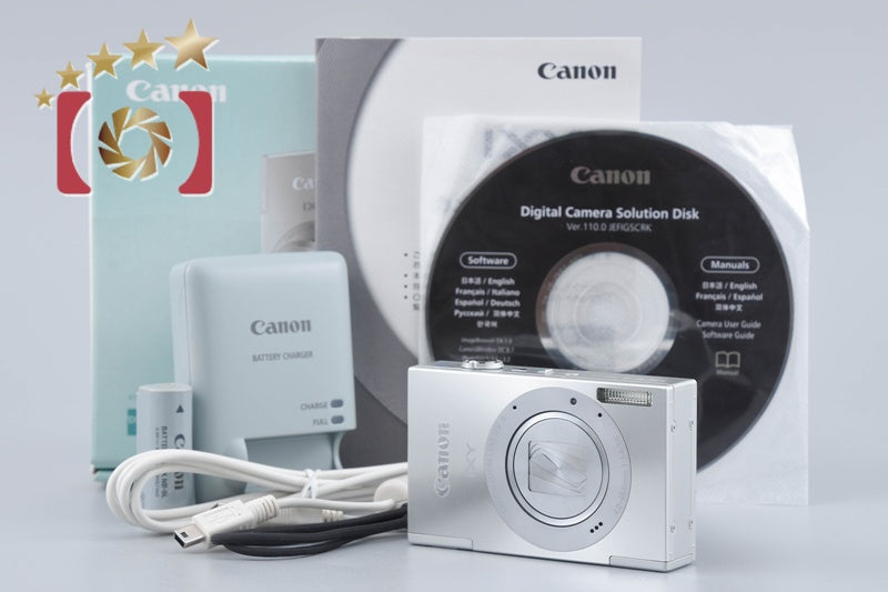 Canon IXY 3 Silver 10.1 MP Digital Camera w/ Box