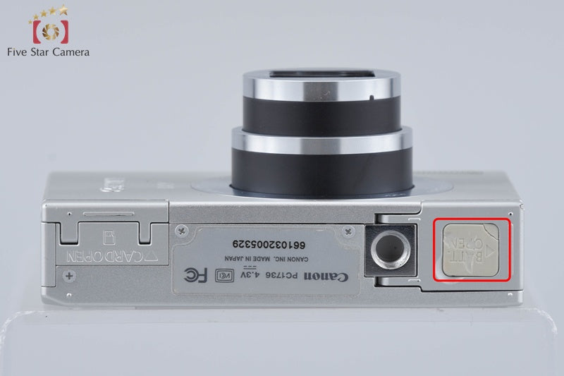 Canon IXY 3 Silver 10.1 MP Digital Camera w/ Box