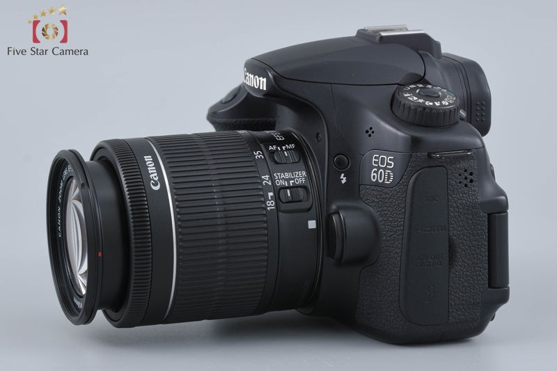 "Count 4,004" Canon EOS 60D 18.0 MP Digital SLR Camera EF-S 18-55 IS STM Lens