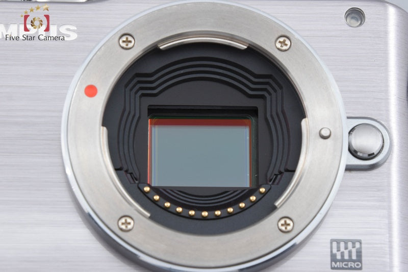 "Shutter count 800" Olympus PEN Lite E-PL3 Silver 12.3 MP 14-42 40-150 Lenses