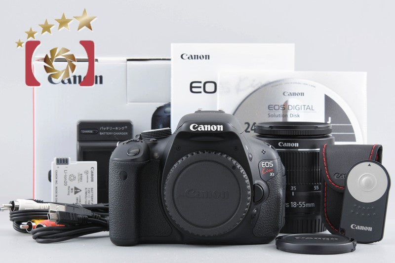Canon EOS Kiss X5 / Rebel T3i / 600D 18.0 MP EF-S 18-55 IS II Lens w/ Box