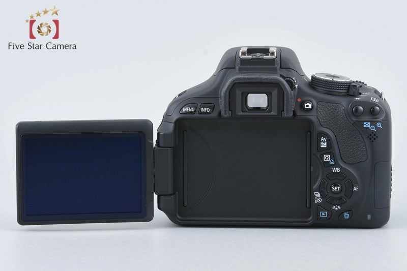 Canon EOS Kiss X5 / Rebel T3i / 600D 18.0 MP EF-S 18-55 IS II Lens w/ Box