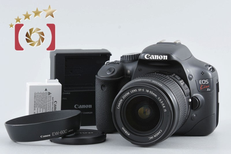 Canon EOS Kiss X4 / Rebel T2i / 550D 18.0 MP DSLR 18-55 Lens