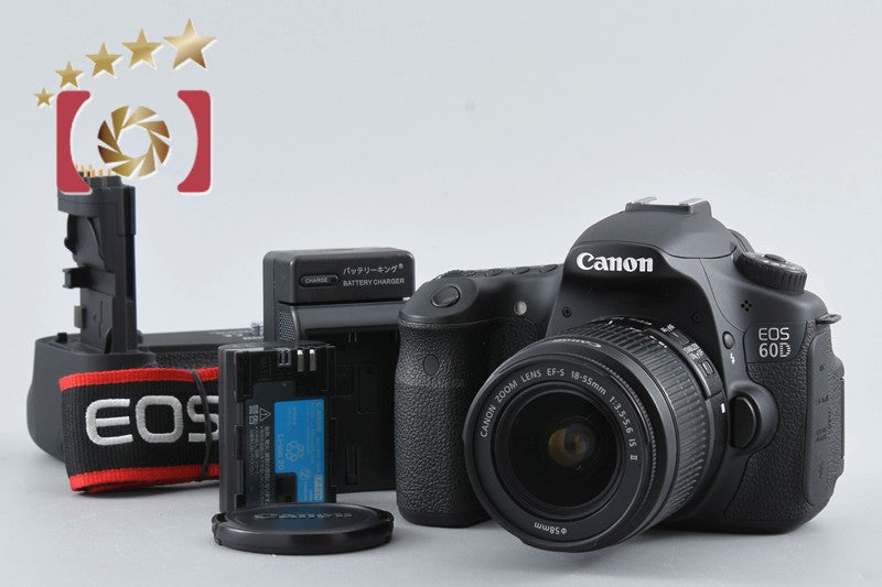 "Count 4,133" Canon EOS 60D 18.0 MP Digital SLR Camera 18-55 IS II Lens