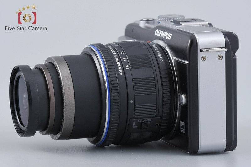 "Count 2,487" OLYMPUS PEN Lite E-PL1 Black 12.3 MP Digital Camera 14-42 Lens
