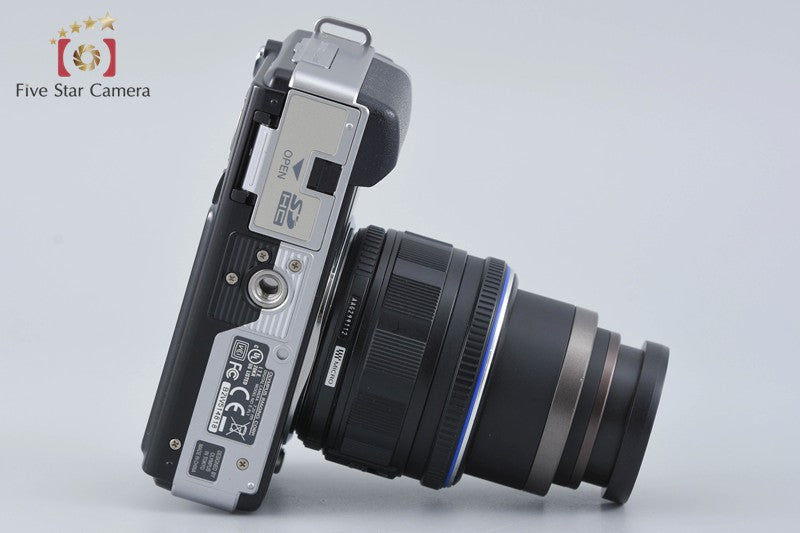 "Count 2,487" OLYMPUS PEN Lite E-PL1 Black 12.3 MP Digital Camera 14-42 Lens