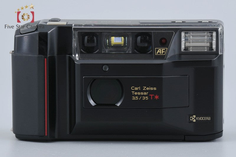 Kyocera TD Carl Zeiss Tessar 35/3.5 T* Black 35mm Point & Shoot Film Camera