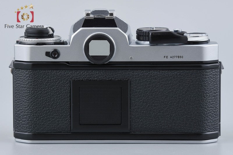 Nikon FE Silver 35mm SLR Film Camera + Ai-S NIKKOR 50mm f/1.8